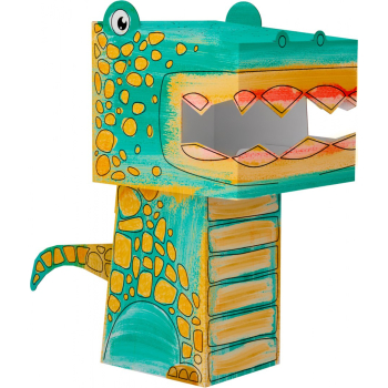 "Tyranozaur" kolorowanka-składanka 3D dinozaur